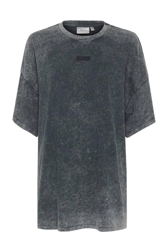 Gestuz, Jio Oversize Tee, Dark Grey Washed 